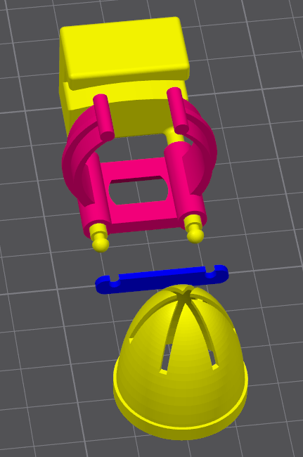 Aquarium & Pet Care Fishbowl Aquarium Heater Holder - 3D Printable CAD Model STL File