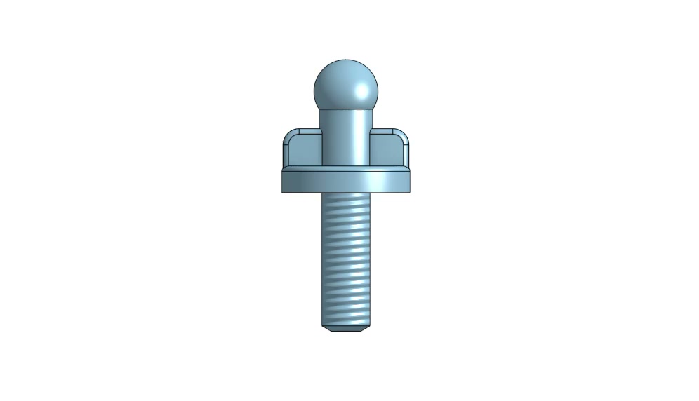 Audi Audi Q3 Parcel Shelf Mounts Screw – 3D Printable Component - 3D Printable CAD Model STL File