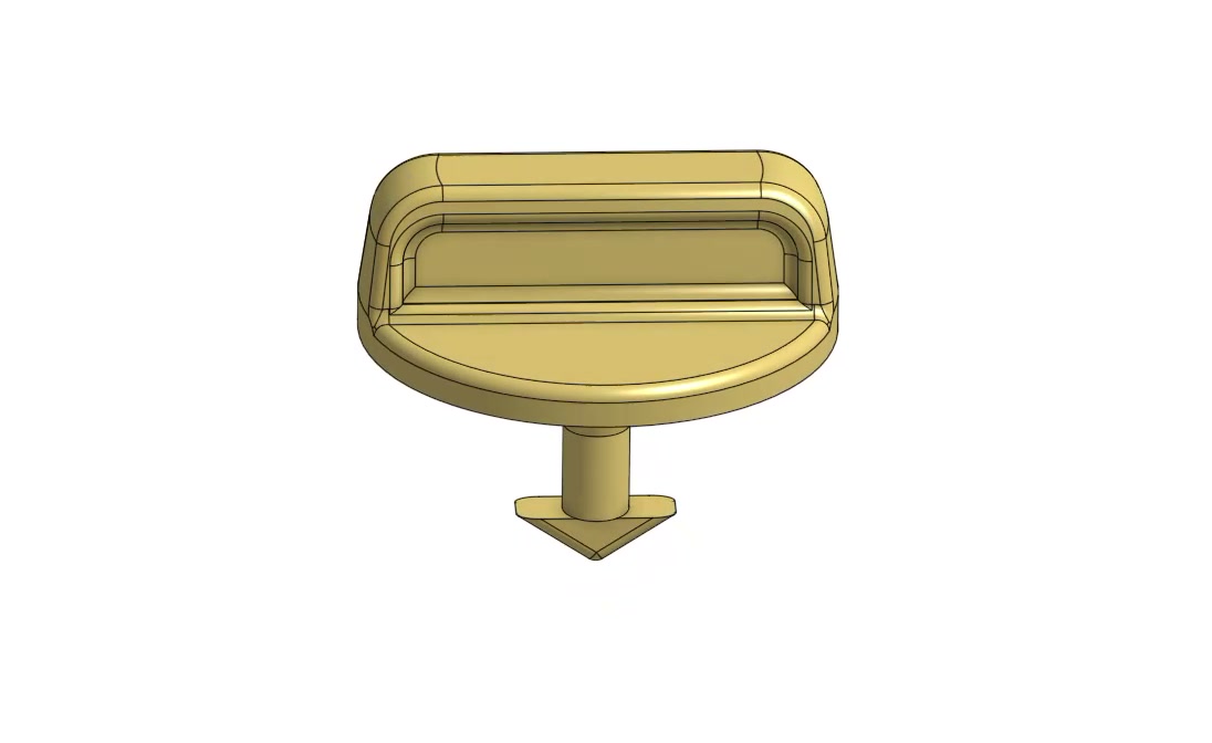 Bmw BMW 3 Series E90 Rotary Knob + Washer – 3D Printable Spare Part - 3D Printable CAD Model STL File