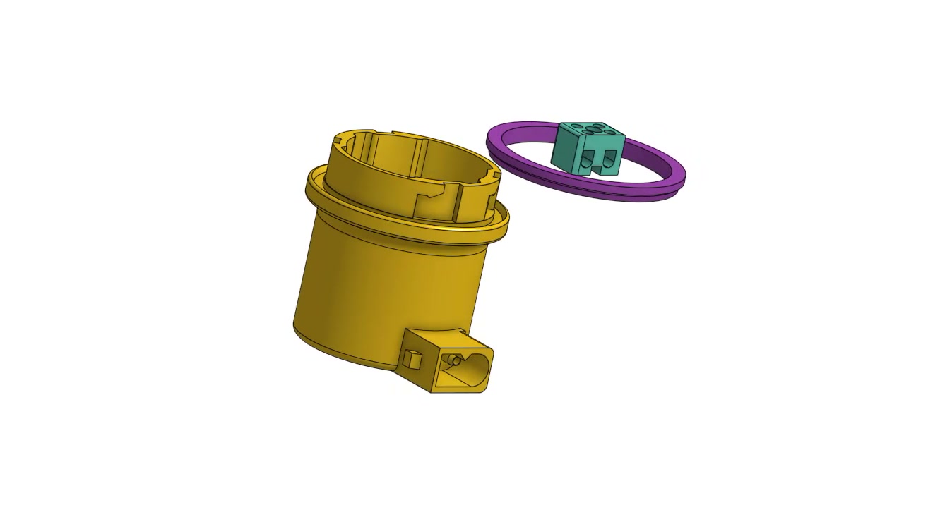 Bmw BMW E30 Bosch Headlight Rear Cap, Housing and Mounting Element – OEM 1300508085 3D Printable Spare Part - 3D Printable CAD Model STL File