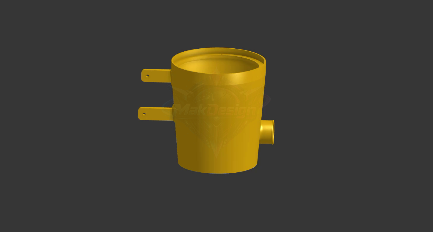 Bmw BMW E46 Cold Air Intake Heat Shield Partition (Pre-Facelift Edition) - 3D Printable CAD Model STL File