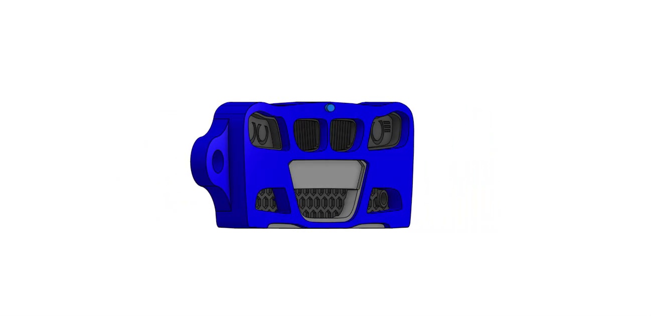 Bmw BMW Serie 3 E90 Keychain Model – 4 Color 3D Printable Accessory - 3D Printable CAD Model STL File