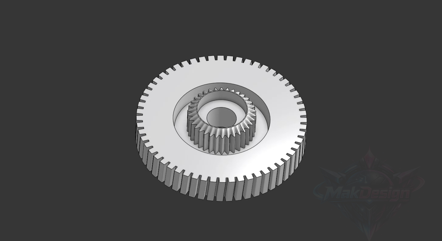 Bmw BMW X3 (E83/F25) xDrive Transfer Case Actuator Motor Repair Gear - 3D Printable CAD Model STL File